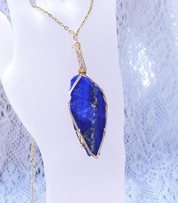 最高品質 ラピスラズリ ペンダント | 2枚目