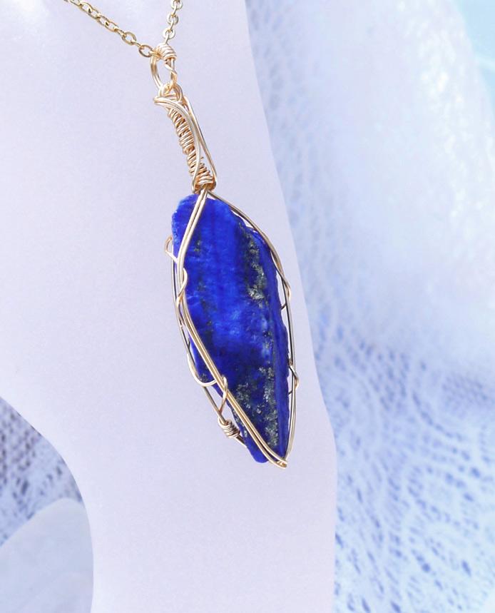 最高品質 ラピスラズリ ペンダント | 3枚目