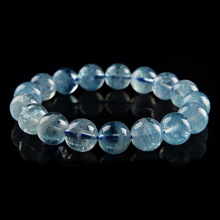 ハイグレード アクアマリン ブレスレット 12.5mm