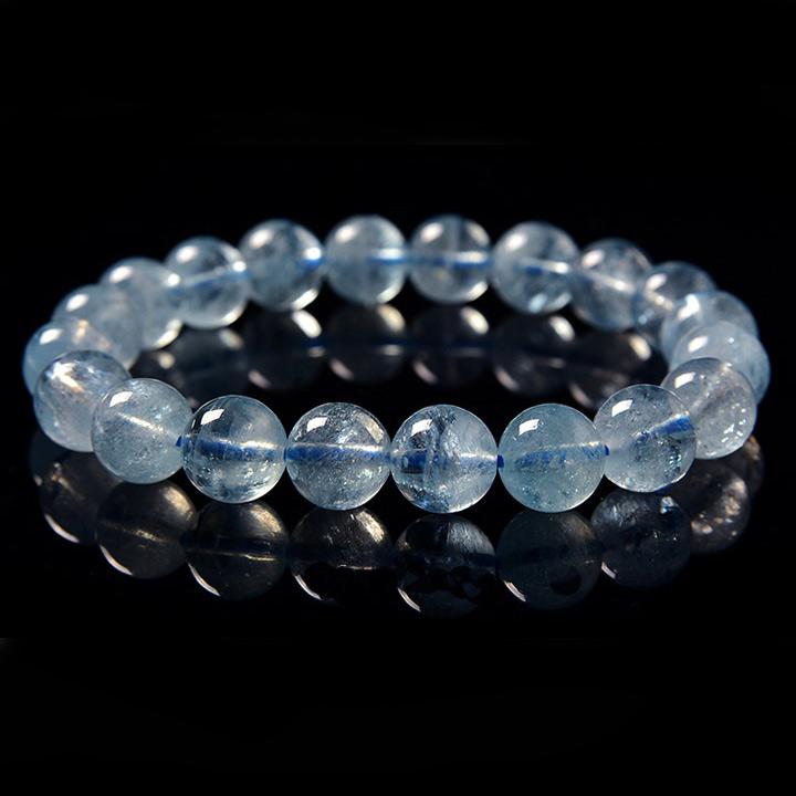 ハイグレード アクアマリン ブレスレット 9.8mm
