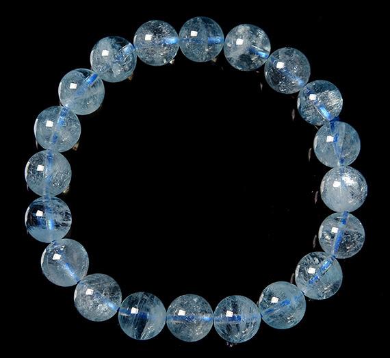 ハイグレード アクアマリン ブレスレット 9.8mm | 3枚目