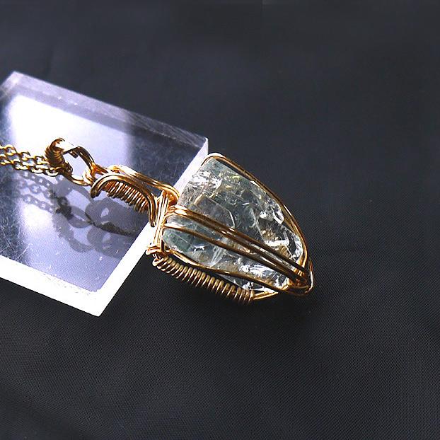 宝石質 グリーンアポフィライト ペンダント | 5枚目