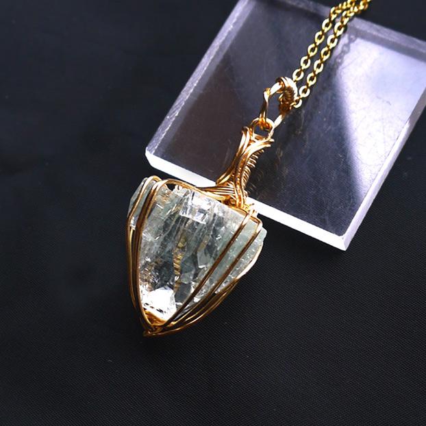 宝石質 グリーンアポフィライト ペンダント | 7枚目