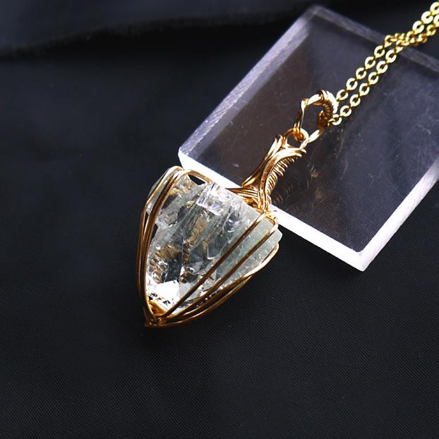 宝石質 グリーンアポフィライト ペンダント | 8枚目