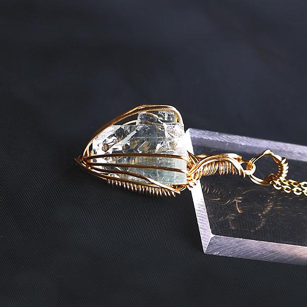 宝石質 グリーンアポフィライト ペンダント | 10枚目