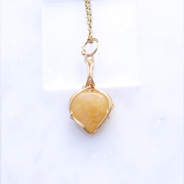ヒマラヤ ゴールドアゼツライト ペンダント
