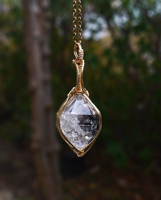 ハーキマーダイヤモンド ペンダント | 2枚目