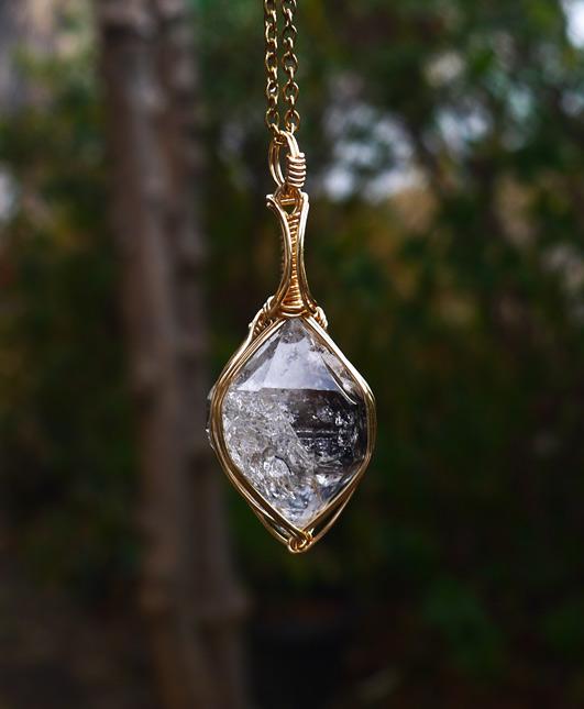 ハーキマーダイヤモンド ペンダント | 3枚目