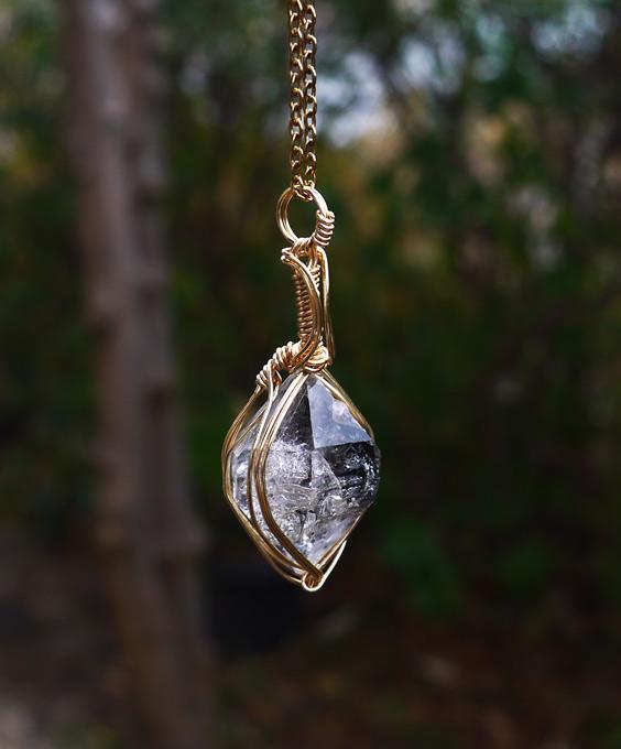 ハーキマーダイヤモンド ペンダント | 5枚目