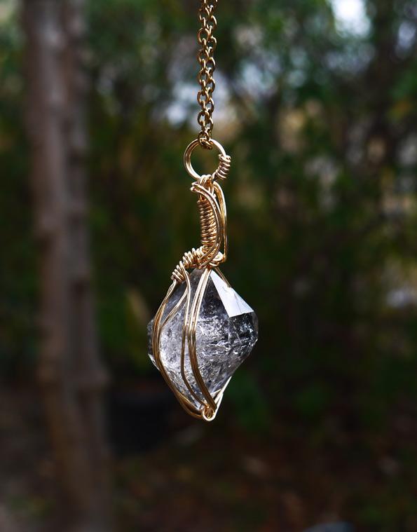 ハーキマーダイヤモンド ペンダント | 6枚目