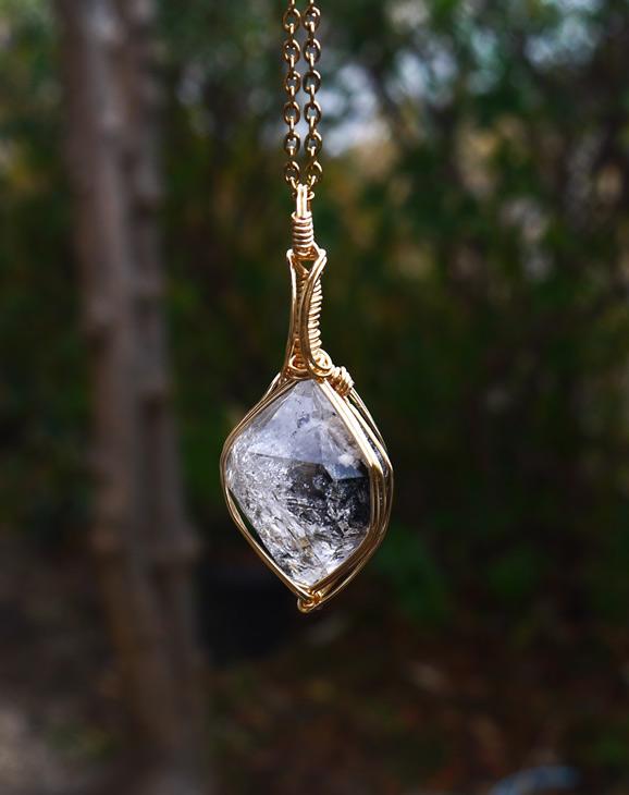 ハーキマーダイヤモンド ペンダント | 7枚目