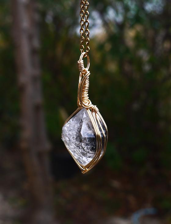 ハーキマーダイヤモンド ペンダント | 8枚目