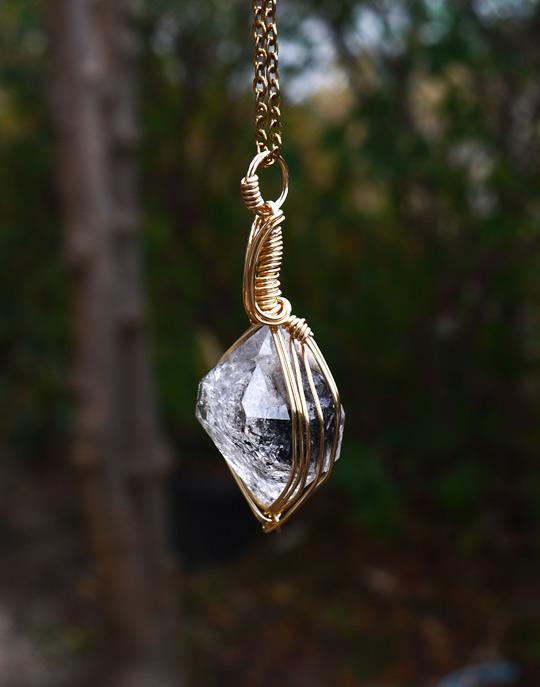 ハーキマーダイヤモンド ペンダント | 9枚目