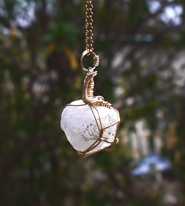 ロシア産 フェナカイト ペンダント 証明書付き 14kgf＊ | 11枚目