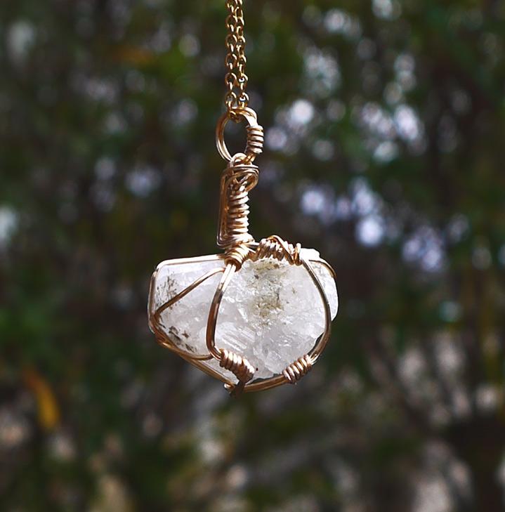 ロシア産 フェナカイト ペンダント 証明書付き 14kgf＊ | 12枚目