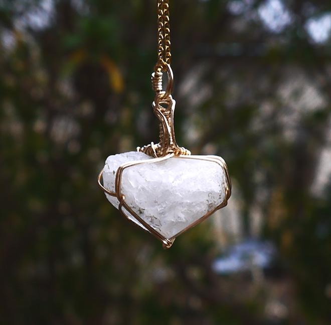 ロシア産 フェナカイト ペンダント 証明書付き 14kgf＊ | 3枚目