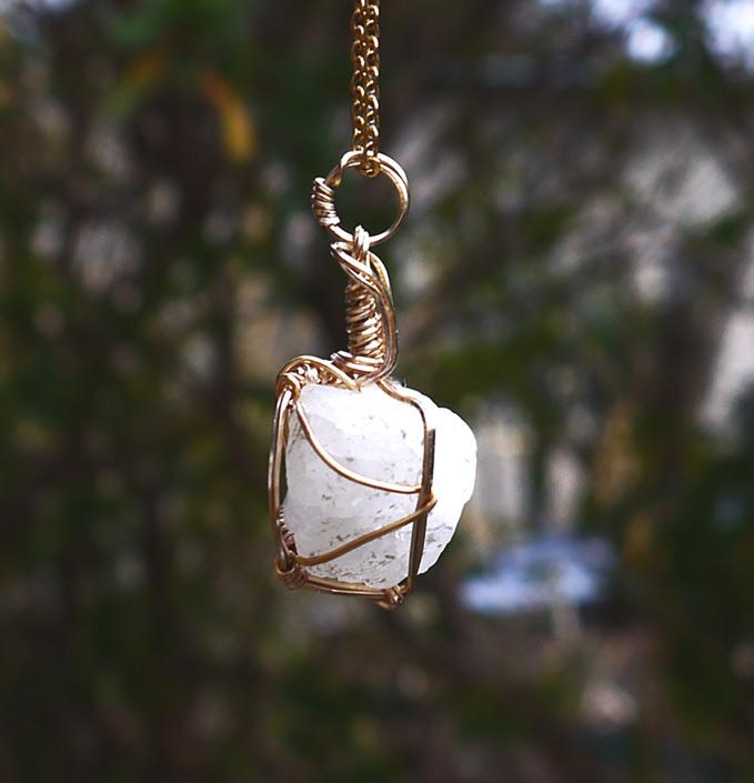 ロシア産 フェナカイト ペンダント 証明書付き 14kgf＊ | 6枚目