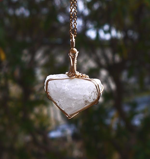 ロシア産 フェナカイト ペンダント 証明書付き 14kgf＊ | 7枚目