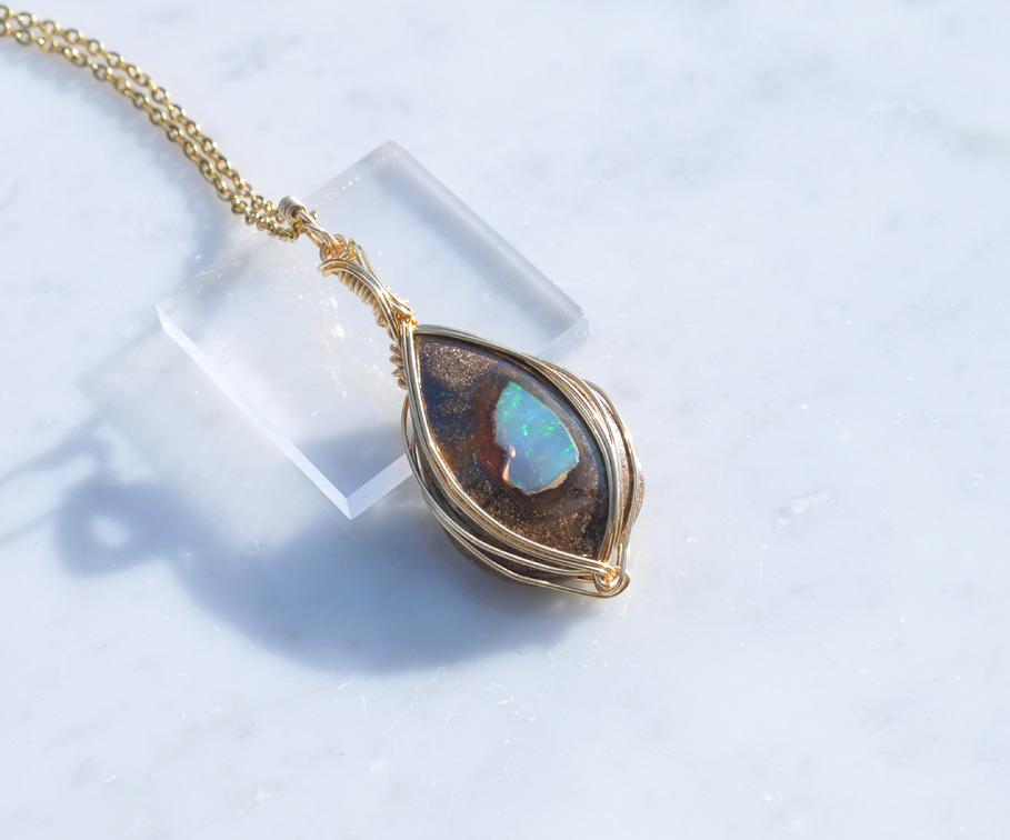ボルダーオパール ペンダント | 2枚目