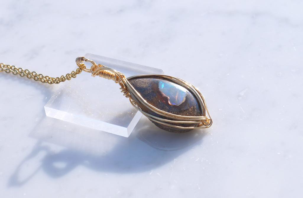 ボルダーオパール ペンダント | 3枚目