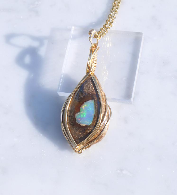 ボルダーオパール ペンダント | 4枚目