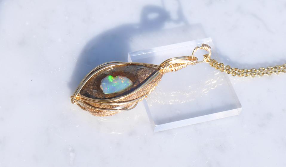 ボルダーオパール ペンダント | 6枚目