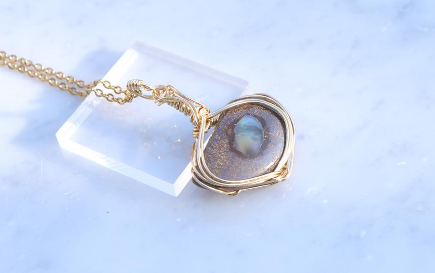 ボルダーオパール ペンダント | 4枚目