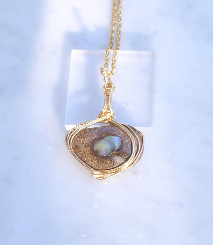 ボルダーオパール ペンダント | 5枚目