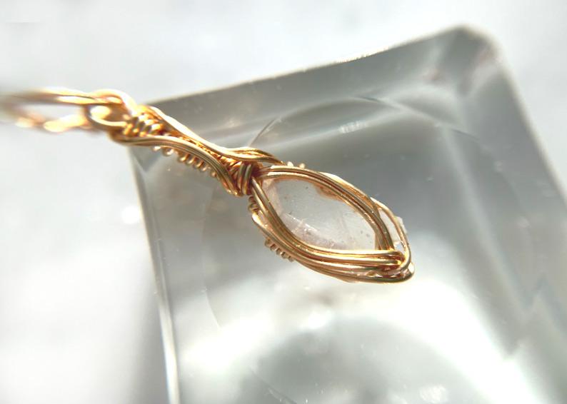 ロシア産 フェナカイト ペンダント 証明書付き 14kgf＊ | 11枚目