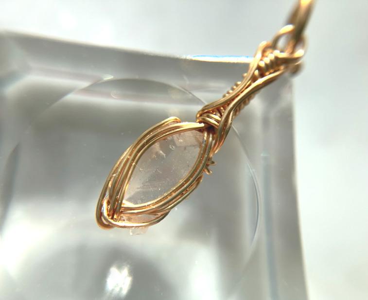 ロシア産 フェナカイト ペンダント 証明書付き 14kgf＊ | 4枚目