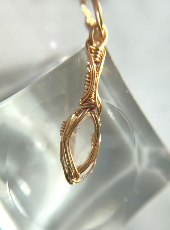 ロシア産 フェナカイト ペンダント 証明書付き 14kgf＊ | 7枚目