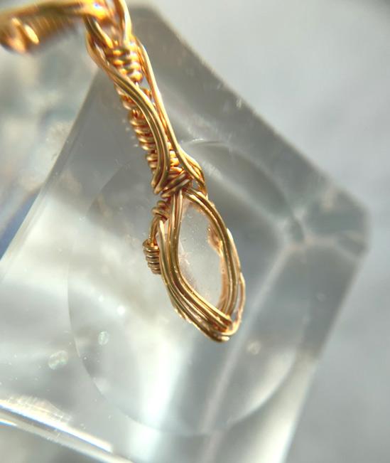 ロシア産 フェナカイト ペンダント 証明書付き 14kgf＊ | 8枚目