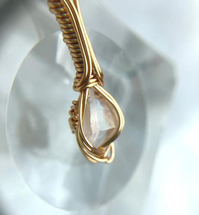 ロシア産 フェナカイト ペンダント 証明書付き 14kgf＊ | 5枚目