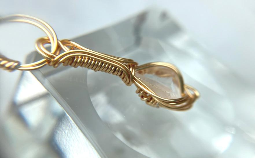 ロシア産 フェナカイト ペンダント 証明書付き 14kgf＊ | 6枚目