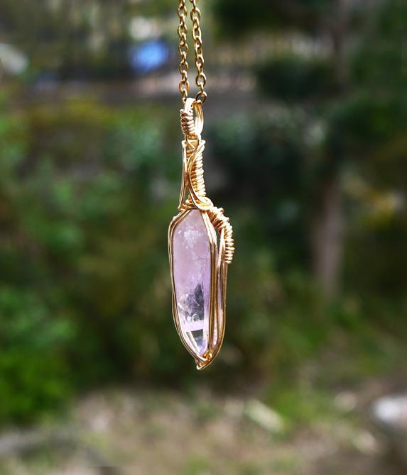 国産 雨塚山紫水晶 ペンダントトップ | 7枚目