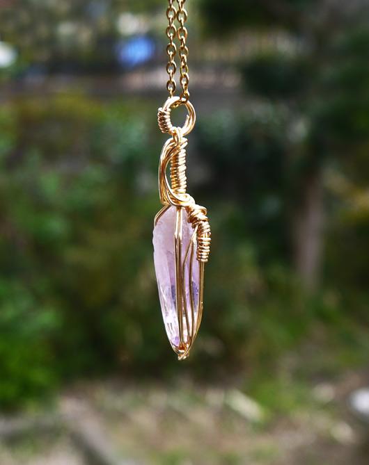 国産 雨塚山紫水晶 ペンダントトップ | 8枚目