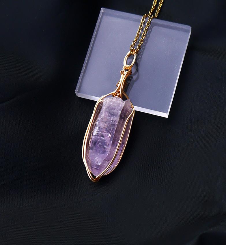 国産 雨塚山紫水晶 ペンダントトップ | 7枚目