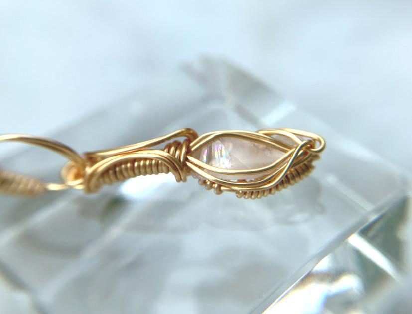 ロシア産 フェナカイト ペンダント 証明書付き 14kgf＊ | 12枚目