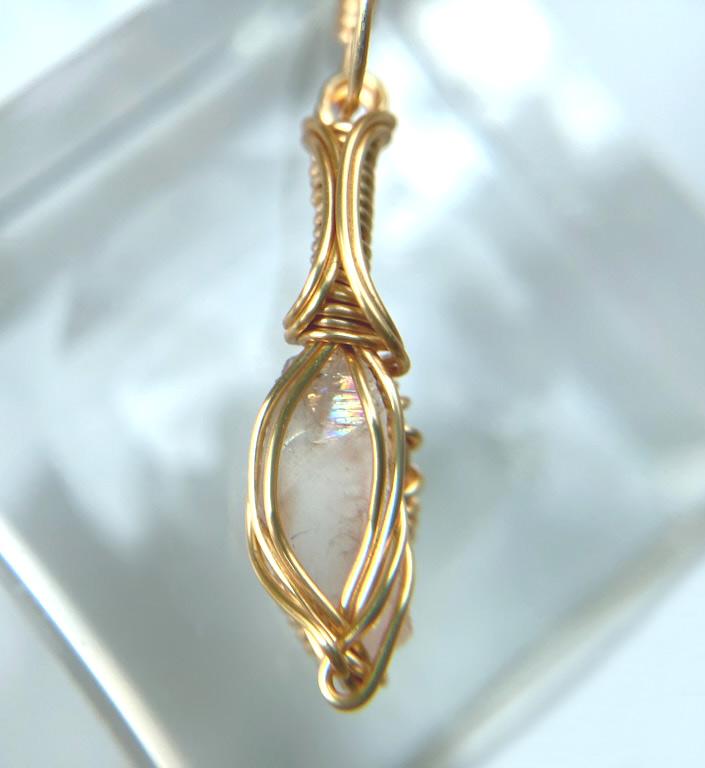 ロシア産 フェナカイト ペンダント 証明書付き 14kgf＊ | 4枚目