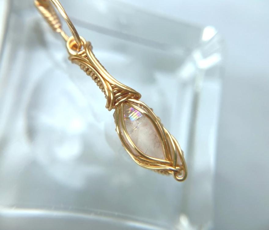 ロシア産 フェナカイト ペンダント 証明書付き 14kgf＊ | 10枚目