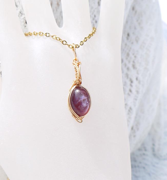 ロイヤルレピドライト ペンダントトップ 14kgf＊ | 2枚目