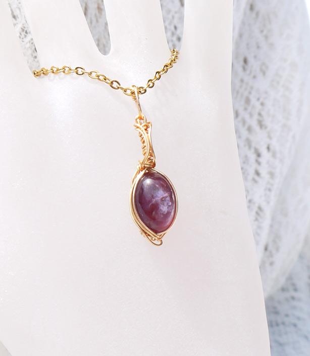 ロイヤルレピドライト ペンダントトップ 14kgf＊ | 3枚目