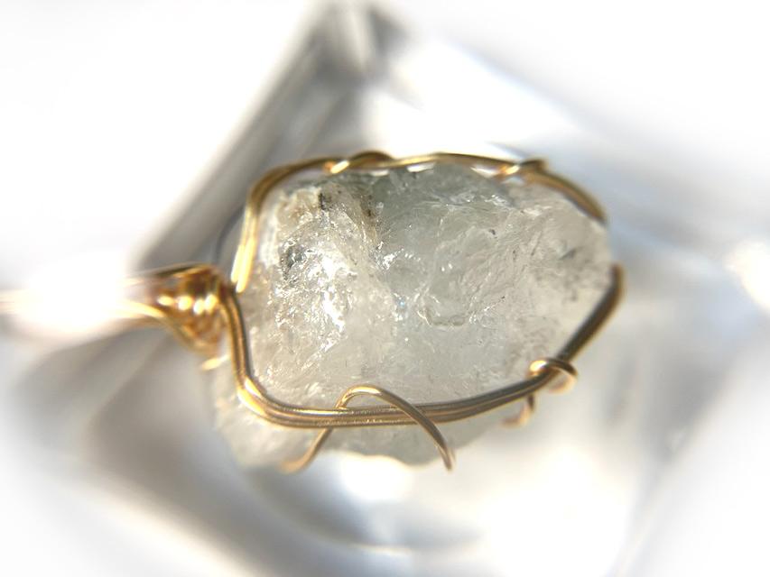 ロシア産 フェナカイト ペンダント 証明書付き 14kgf＊ | 10枚目