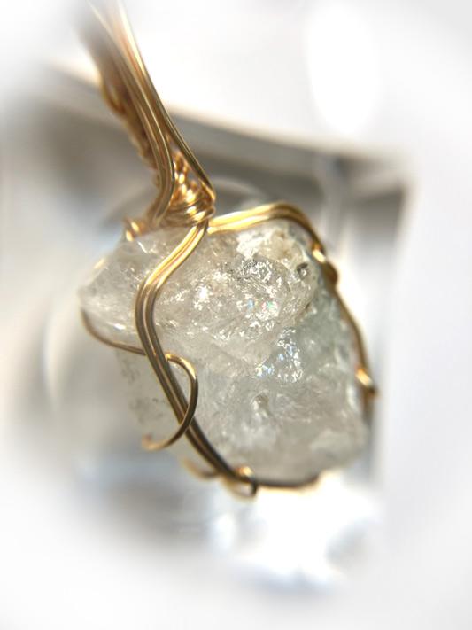 ロシア産 フェナカイト ペンダント 証明書付き 14kgf＊ | 8枚目