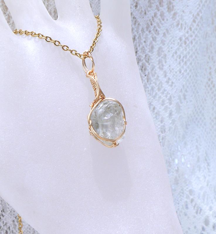 ロシア産 フェナカイト ペンダント 証明書付き 14kgf＊ | 3枚目