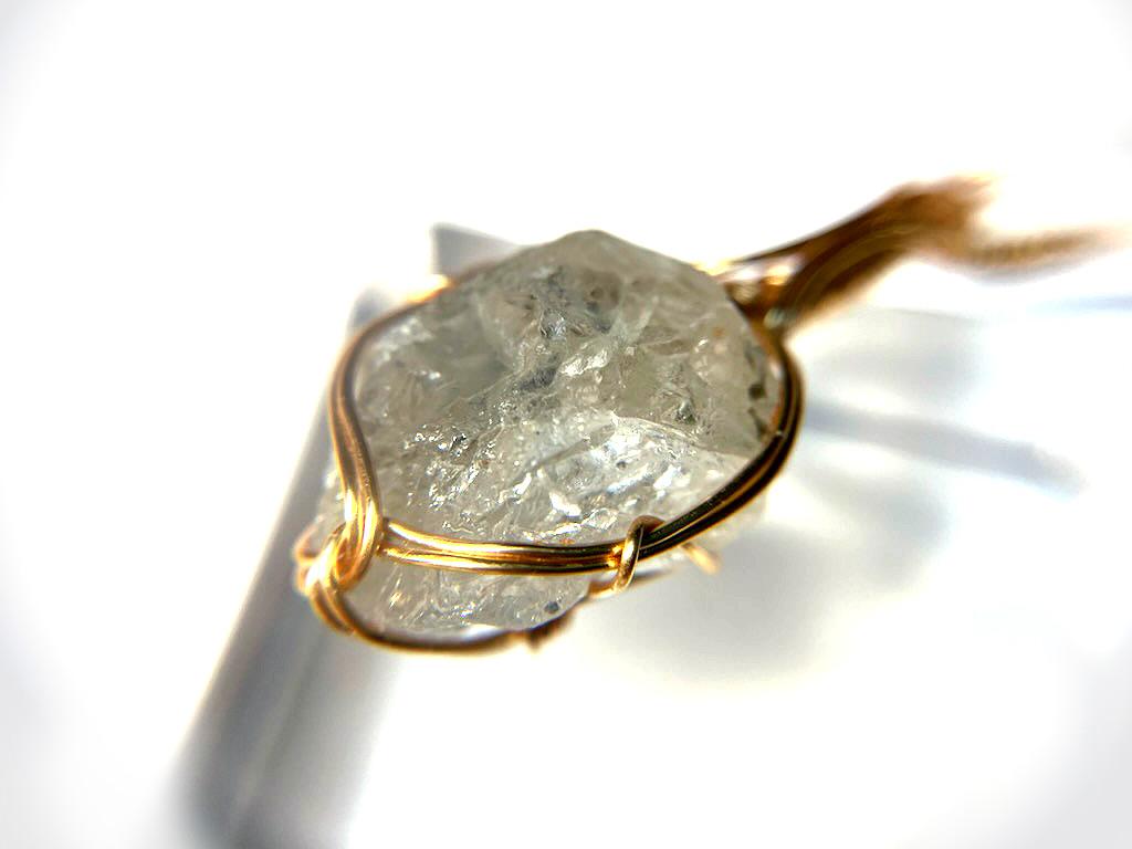 ロシア産 フェナカイト ペンダント 証明書付き 14kgf＊ | 9枚目