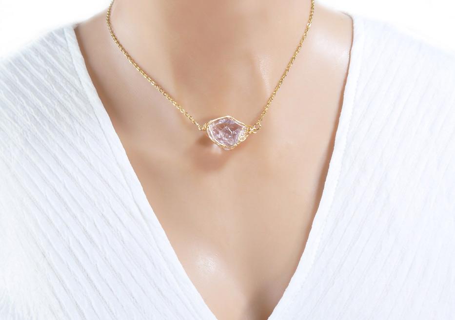 国産 雨塚山紫水晶 ネックレス 14kgf＊ | 15枚目