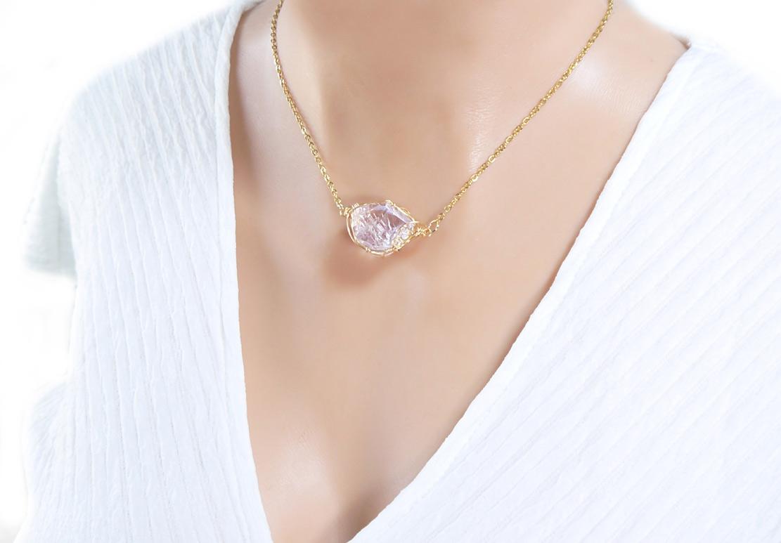 国産 雨塚山紫水晶 ネックレス 14kgf＊ | 18枚目