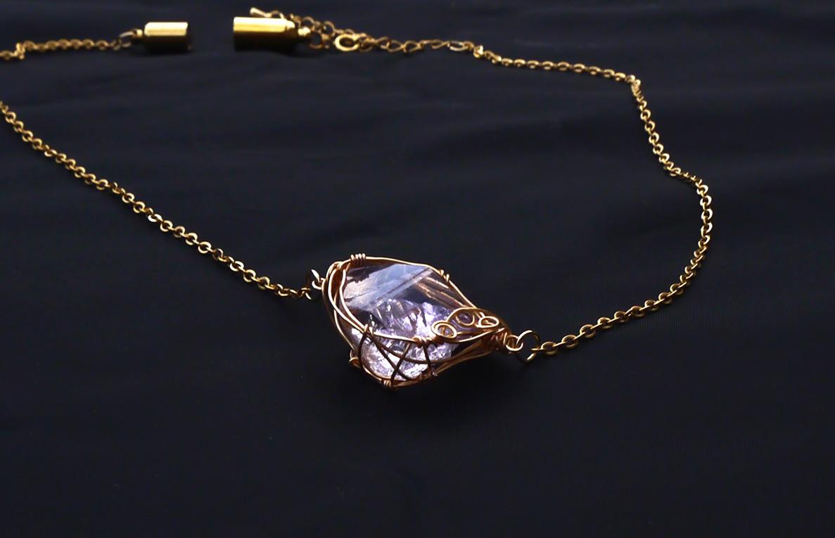 国産 雨塚山紫水晶 ネックレス 14kgf＊ | 5枚目