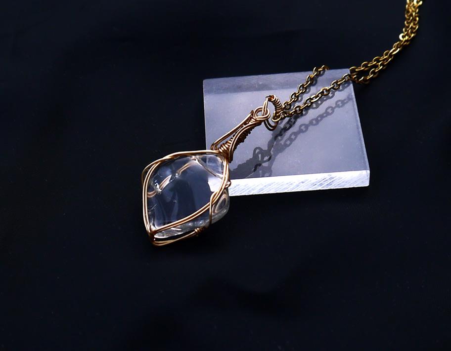 マスターウラルレムリアンクォーツ ペンダントトップ　14kgf＊ | 7枚目